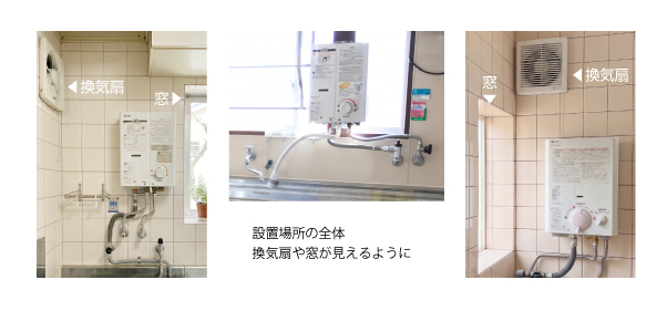 設置場所全体の撮影参考