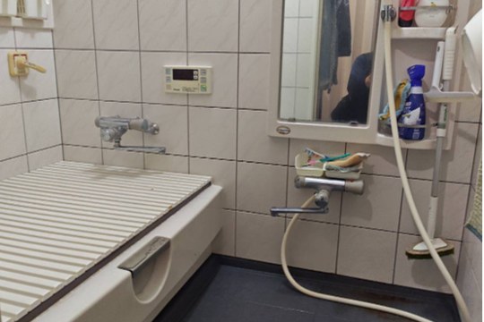 浴室内全体の撮影参考